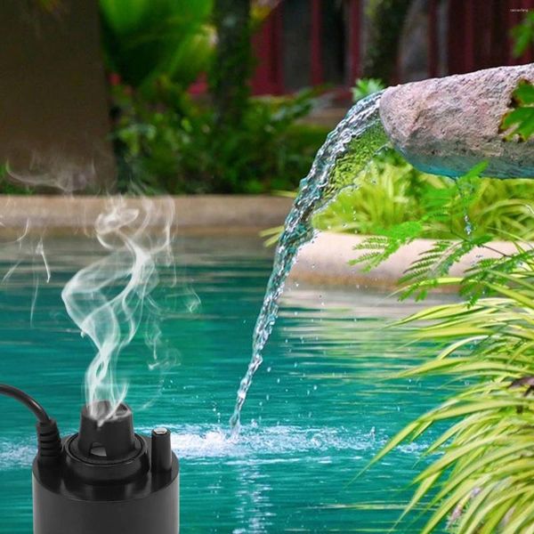 Decoración de fiesta 400 ml / h Mini fabricante de niebla ultrasónica Fogger Fuente de agua Estanque Máquina de niebla Atomizador Humidificador de aire