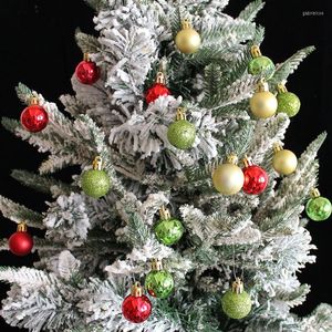 Party Decoratie 49 stks 3 cm Glitter Kerstboom Ballen Kerstballen Xmas Opknoping Ornamenten Home Jaar Tuin Deur 2024 Navidad