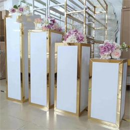Party Decoration 4pcs/Set) Plint Event Column White Sedestal Display Wedding Flower Stand for Events Huwelijk Yudao701