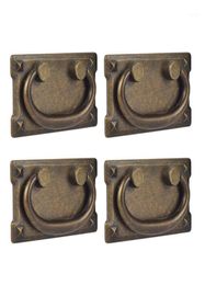 Décoration de fête 4pcs vintage antique bronze tiroir anneau de traction armoire meuble de porte armoire 6048126