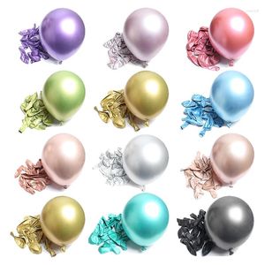 Party Decoratie 5/12inch 10/20/30 stks Metallic Chrome latex Ballon Gold Silver Blue Pink Ballonnen Wedding Happy Birthday Globos