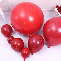 Party Decoration 5-30 stks 5inch/10 inch/12inch/18inch/36inch rode dubbele laag latex ballonnen Valentijnsdag bruiloft Verjaardagdecoraties