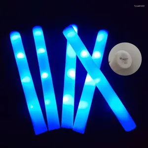 Décoration de fête 5-30pcs bâtons lumineux LED bâton de mousse coloré tube de joie RVB dans la lumière sombre pour la barre de concert