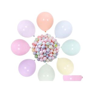 Feestdecoratie 5 inch pastel colorf ballonnen aron regenboog latex verjaardag bruiloftsbenodigdheden decor lucht globo's drop levering home gard dhwit