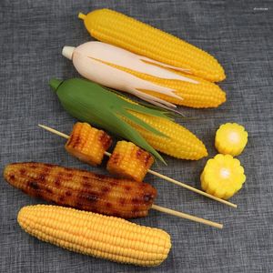 Décorations de fête 5 pièces, Simulation de Fruits de maïs, légumes réalistes, plastique artificiel