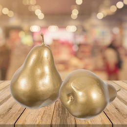 Party Decoratie 5 PCS Tabel Decor Simulatie Peer Model Decoraties Kunstmatige vruchten Fake Faux Foam Mini Pears