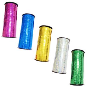 Party Decoration 5 Rolls of Diy Wrapping Ribbons Ballon Gift Lint