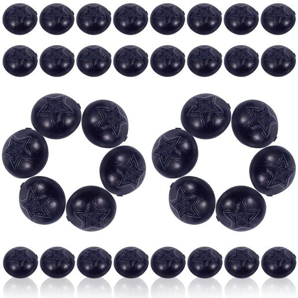 Décoration de fête 50 pcs simulation de bleuets aux bleuets bleuets incontournables décorations réalistes de fruits en résine simulée artificielle faux fruits