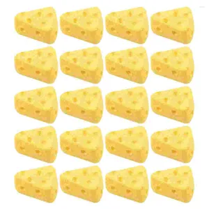 Party Decoratie 50 PCS Simulatie Cake Cheese Pography Props Mini Fake Food Kids Role Play Toys Plastic Child Girls
