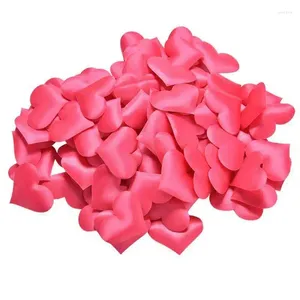 Decoración de fiesta 50 bolsas 3,5 cm Amor Corazón Esponja Pétalo Confeti Lanzamiento de pétalos Mesa romántica con esponja Novia Boda Día de San Valentín