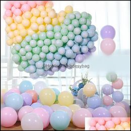 Feestdecoratie 50 stks 10 inch aroon kleur latex ronde ballonnen bruiloft verjaardag ballon kinderdag globos drop levering 20 bDesybag dhtps