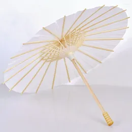 Décoration de fête 50pcs 60 / 80cmChinese Craft Paper Umbrella for Wedding Pograp Accessory Decor
