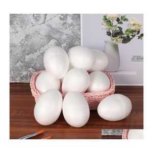 Décoration De Fête 50 Pcs 6 Cm Durafoam Oeufs Styrofoam Bricolage Oeuf De Pâques Artisanat Mousse Drop Livraison Maison Jardin Fournitures De Fête Événement Dhbvf