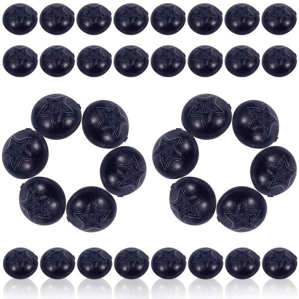 Décoration de fête 50pcs faux fruit bricolage blue blueberries de cuisine décor de décoration armoire accessoires