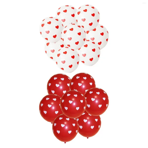 Décoration de fête 50pcs ballons de la Saint-Valentin