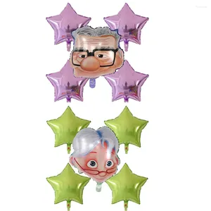 Party Decoration 5pc Cartoon Movie Up Carl Ellie Balloons Flying Travel Thème Air Globos Home Decorations Birthday Decorations