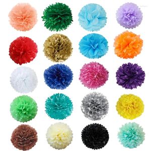 Feestdecoratie 5 stuks 8 inch papieren handdoek bloem bal pom huwelijksboog decor baby shower gelukkige verjaardagscadeau