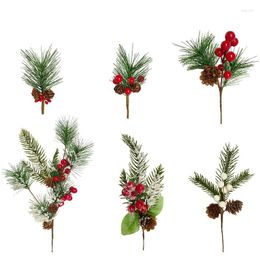 Feestdecoratie 5 stks kunstmatige bessen fruit voor kerst 2023 navidad decoraciones para el hogar decoraties home 2022