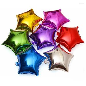 Party Decoratie 5 -stks/Lot Foil Star Shape Balloon Metallic voor bruiloft Verjaardag opblaasbare ballons 18inch
