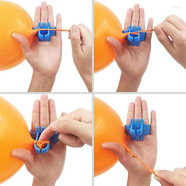 Décoration de fête, outil de fixation de ballons de 6.5cm, accessoire de nouage, souffleur électrique plus rapide, dispositif de nœud facile