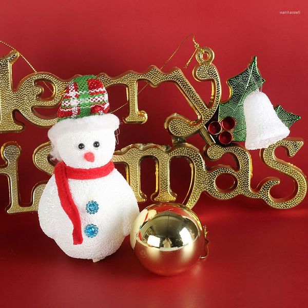 Decoración de fiesta, 6 uds., juego de adornos de bolas de Navidad con cuerda colgante para interior, exterior, árbol, vacaciones, decoración de boda