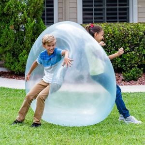 Feestdecoratie 70 cm grote verdikte opblaasbaar met water gevulde bubbelbalballon Buitenspeelgoed Zomerzwembad