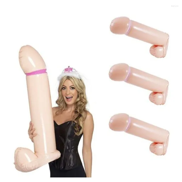 Décoration de fête 90 cm Wiley corde boucle ballon jouets sexuels célibataire gonflable pénis poitrine poule nuit adulte