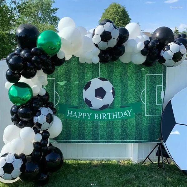 Décoration de fête 98pcs ballons de football Garland Arch kit de foot