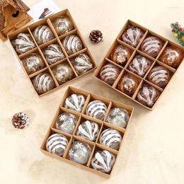 Party Decoratie 9 Stuks Kerstboom Ballen Xmas Opknoping Bal Decoraties Ornamenten Set Voor Thuis Noel Navidad 2024 Gift