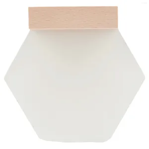 Party Decoratie Acryl Clear Place Card Table Teken en houten houders bruiloftstelsel Rack voor banketbenodigdheden