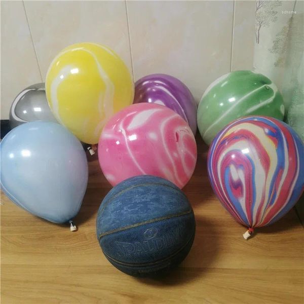 Décoration de fête Agate Cloud Camouflage Special Balloon Mariage Boueur d'anniversaire Store Anniversary Type 12 pouces