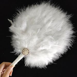 Party Decoratie Ancient Costume Shooting Dancing Props Nice Feather Fan 40 cm Stage Show Fluffy Creative GiftSparty