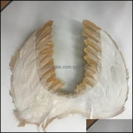 Party Decoratie Angel Feather Wing Children Trumpet Wings Festival Performance Prop Decoratieve hanger Geschikt voor podiumkleur GOL DHVEA