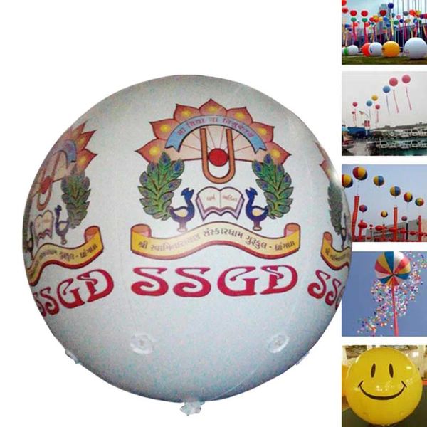 Party Decoration Anniversaire décorations PVC Helium Balloon Event Supplies Classic Toys DIY LOGO IMPRESSION BALLE GIANT DIAMETER 200CM