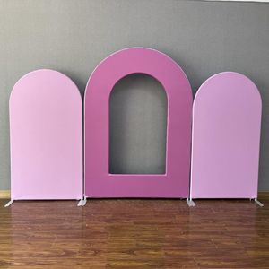 Party Decoration Arch Set frame stand met dubbele achtergrond bruiloft verjaardag verjaardag baby shower po wallparty