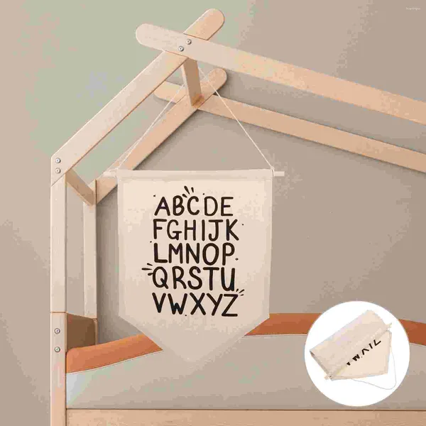 Décoration de fête bébé chambre pendante anglaise alphabet décor mur