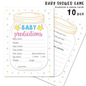 Decoración de fiesta, tarjetas de juego para Baby Shower para el primer cumpleaños, juegos de revelación de género familiar, aniversario