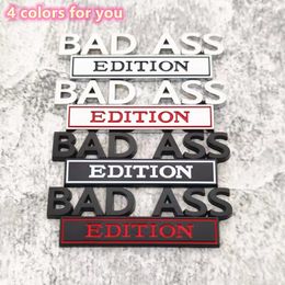 Party Decoration Bad Ass Edition Car Sticker voor Auto Truck 3D Badge Emblem Decal Auto Accessories Body Leaf Board Banner