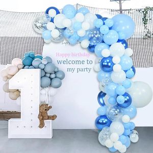 Party Decoration Balon Garland Arch Kit Mariage Anniversaire Blue Green Balloons Festival Baloon Accessoires Baby Shower Supplies