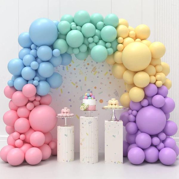 Party Decoration Balon Garland Arch Kit Joyeux anniversaire Girl Girl Mariage Lartex Balon Baby Shower