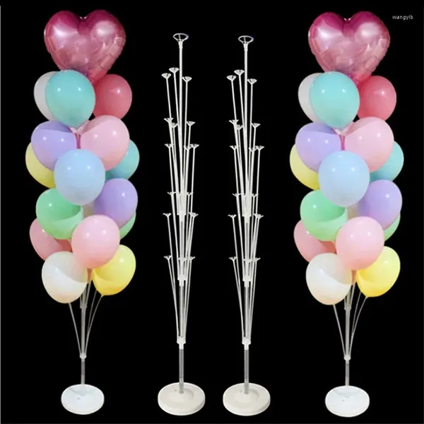 Decoración de fiestas Balono soportista columna palo de pegamento de liofil baby baby shower para niños suministros para adultos boda