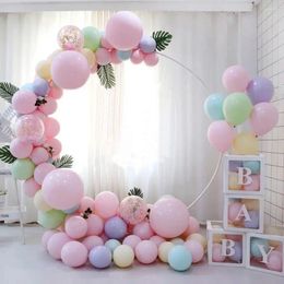 Decoración de fiestas Soporte de globos Círculo Arch Stand Decoración de cumpleaños PE Rond Boda Bedeting Scene Diseño Props