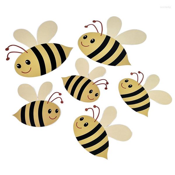 Decoración de fiesta Pegatinas de abeja Bumble Decoraciones Favores Baby Shower Género Revelar Decoración de cumpleaños Pared de miel