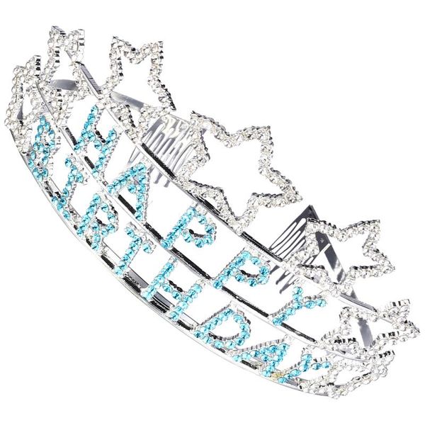 Bandeau de couronne d'alliage d'anniversaire de décoration de partie avec l'embellissement de strass ForParty