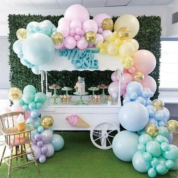 Party Decoration Birthday Balon Arch Garland Kit Baby Shower Graduation Decor anniversaire Pastel 115pcs