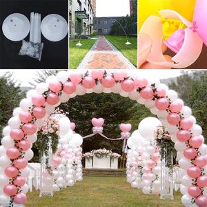 Decoración de fiesta, decoraciones de cumpleaños, globos para niños y adultos, soporte de columna de boda, soporte de arco, hogar de Navidad