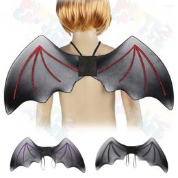 Décoration de fête ailes noires chauve-souris diable Cosplay Halloween Costume mascarade accessoires de déguisement accessoires démon