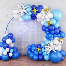 Feestdecoratie Blauwe Ballon Trouwbedankjes Combo Bachelor Accessoires Verjaardag Bogen Baby Shower Ballonnen