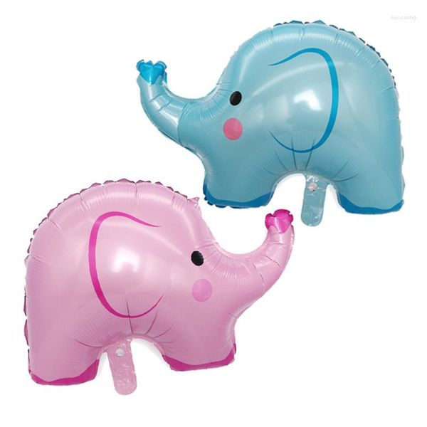 Décoration de fête Bleu Rose Éléphant Feuille Ballons Hélium Ballons Anniversaire Decoartions Enfants Jouets Cadeau Baby Shower Air Globos Fournitures