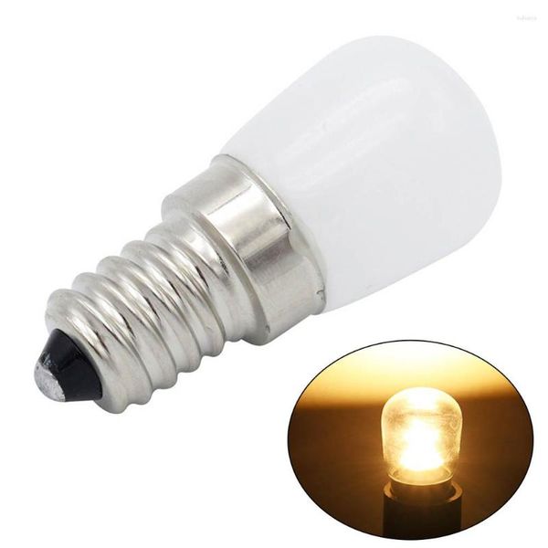 Ampoule LED de marque pour décoration de fête, couvercle en verre blanc lait T26 pour réfrigérateur, petite vis pygmée E14, lumière du jour, convient également aux lampes à sel